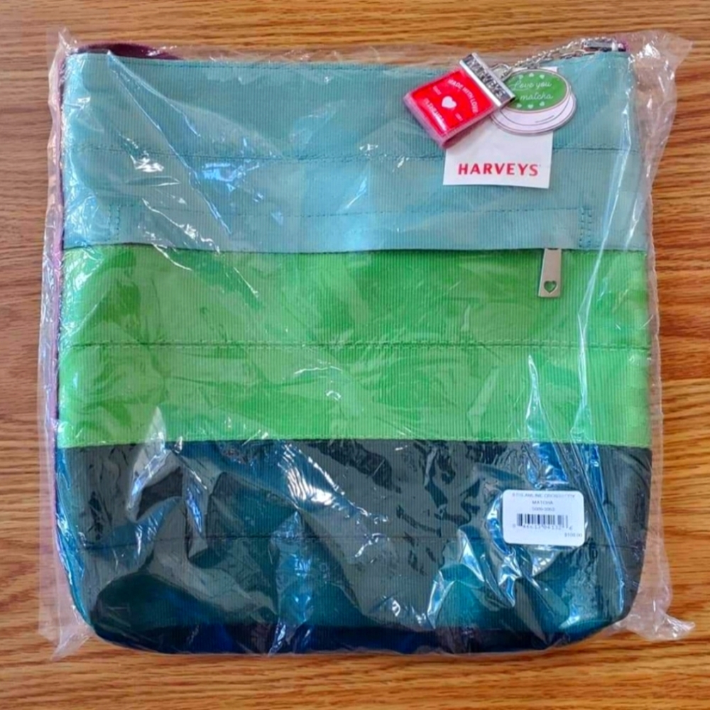 Harveys Seatbelt Matcha Streamline Crossbody
